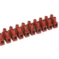 Клемник фибергласс, 12р, 450V, 57A, 10мм.кв.DKC 43412FV