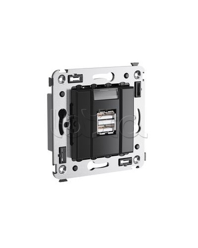 Устройство зарядное Avanti, Черный квадрат DKC 4402543 в Пятигорске Блоки розеток Pintop.ru