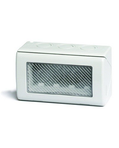 Модульная настен. коробка для эл/устан. изделий VIVA, IP55,4мод. DKC 54755 в Пятигорске Аксессуары для кабель-канала Pintop.ru