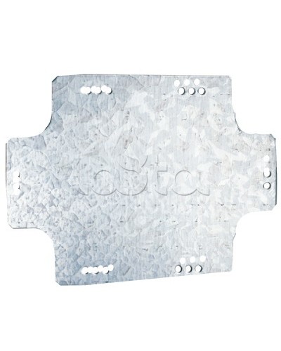 Монтажная пластина из оцинк. стали 206х164х1,5мм, для коробок 240х190мм DKC 59607 в Пятигорске Крепежные изделия Pintop.ru