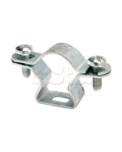 Стальной хомут 50-1 1/2 мм, оцинкованная сталь DKC 6040-50 в Пятигорске Крепеж Pintop.ru