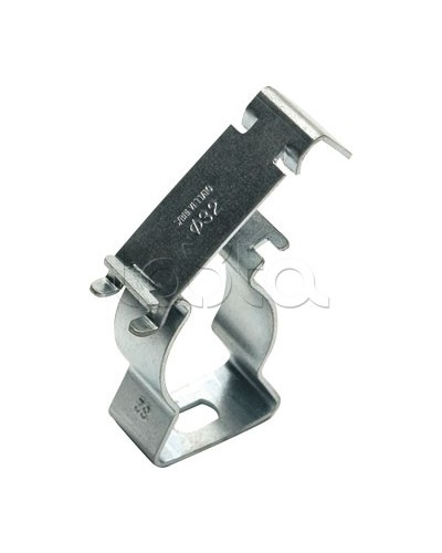 Держатель с крышкой D32, оцинкованная сталь DKC (6044-A32) в Пятигорске Держатели, клипсы, скобы Pintop.ru