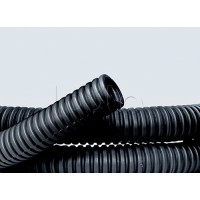 Труба ПНД гибкая гофр. д.32мм, лёгкая без протяжки, 25м, цвет чёрный DKC 70732