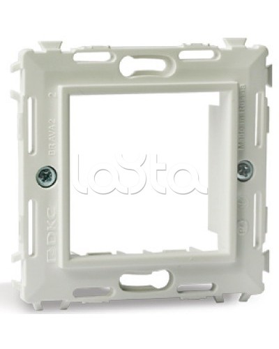 Каркас на 2 модуля (одноместный), слоновая кость DKC 75020SL в Пятигорске Аксессуары для кабель-канала Pintop.ru