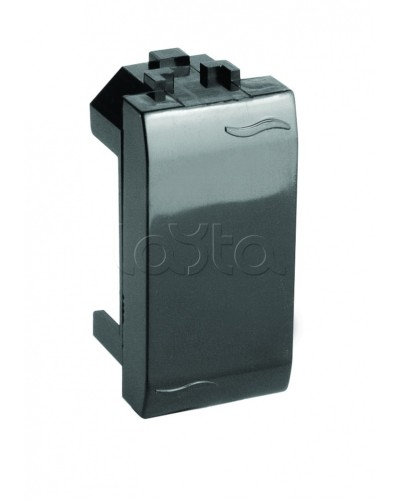 Заглушка чёрная на 1 мод DKC 77616N в Пятигорске Аксессуары для кабель-канала Pintop.ru