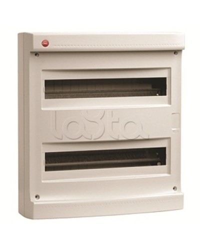 Щиток настен.без двер.36мод.,IP40,сер.,с усил. клем.блок.2х87312 DKC 83736 в Пятигорске Боксы для автоматов Pintop.ru