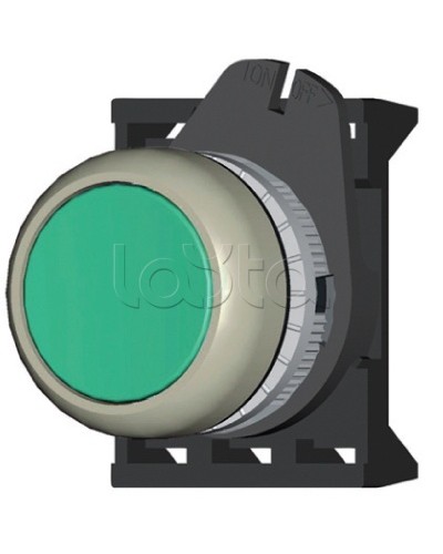 Кнопка плоская прозрачная с фиксацией, зеленая DKC ABDLM2 в Пятигорске Аксессуары для стоек и шкафов Pintop.ru