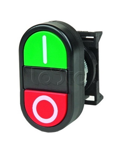 Кнопка двойная плоская, черная DKC ABFTM в Пятигорске Кнопки выхода Pintop.ru