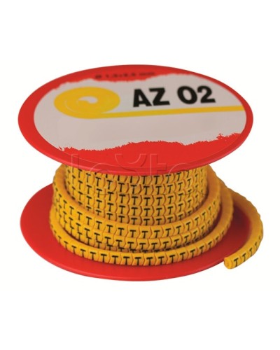 Колечко маркировочное A, 2.5-4мм. черное на желтом DKC AZO3AABY в Пятигорске Крепежные изделия Pintop.ru