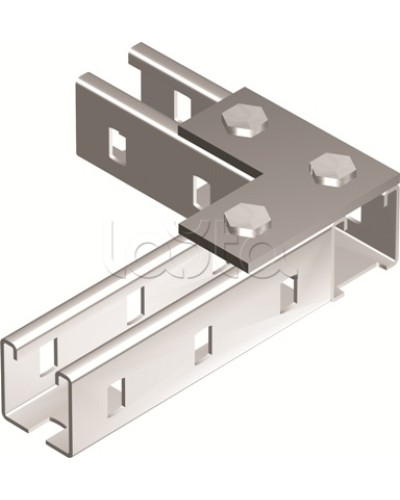 Пластина соединительная L-обр., длина 90х90 мм, 3отв., горячеоцинкованная DKC BMD1021HDZ в Пятигорске Крепежные изделия Pintop.ru