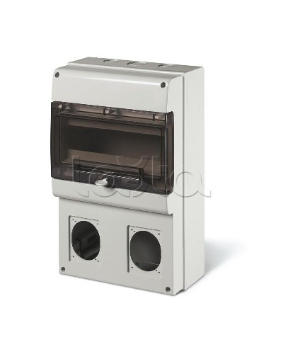 Корпус на 12 модулей и 2 поста с основанием 70х87 мм. Тип M400 DKC DIS6723300 в Пятигорске Аксессуары для стоек и шкафов Pintop.ru