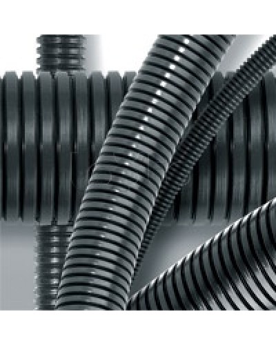 Труба гофрированная DN23мм, ПВ-0, д. вн. 22,6 мм, д. нар. 28,5 мм, полиамид 6 с протяжкой DKC PA612329F0 в Пятигорске Труба гофрированная Pintop.ru