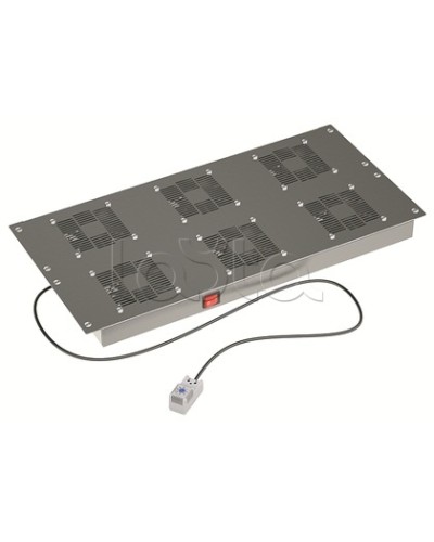 Потолочный вентиляторный модуль, с термостатом 6 вент. для крыши Ш= 600мм DKC R5VSIT6006FT в Пятигорске Вентиляторные модули Pintop.ru