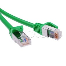 Патч-корд экранированный CAT5E F/UTP 4х2, LSZH, зелёный, 1м DKC RN5EFU4510GN