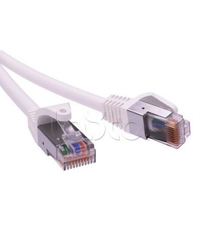 Патч-корд экранированный CAT5E F/UTP 4х2, LSZH, белый, 1м DKC RN5EFU4510WH в Пятигорске Патчкорды (медные) Pintop.ru
