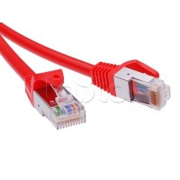Патч-корд экранированный CAT6 F/UTP 4х2, LSZH, красный, 5м DKC RN6FU4550RD