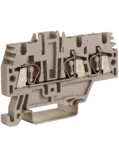 Зажим 2,5 кв.мм серый 1 ввод/2 вывода DKC ZHM510GR в Пятигорске Держатели, клипсы, скобы Pintop.ru