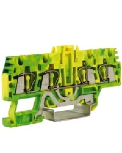 Зажим для заземления, 2 ввод/2 вывода, 2,5 кв.ммжелто-зеленый DKC ZHT520-RET в Пятигорске Держатели, клипсы, скобы Pintop.ru