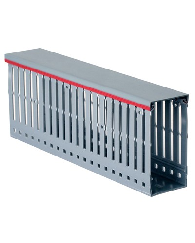 Короб перфорированный, серый RL12 25x60 мм DKC 00136RL в Пятигорске Кабельные лотки Pintop.ru