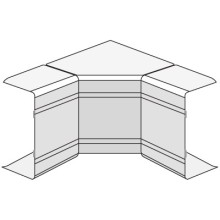 Угол внутренний изменяемый (70-120°) NIAV 200x60 мм DKC 01732