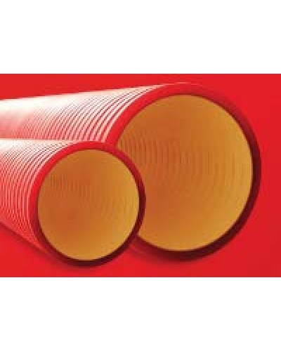 Труба гофрированная двустенная ПНД 110 мм для кабельной канализации без протяжки DKC 160911 (6 м) в Пятигорске Труба гофрированная Pintop.ru