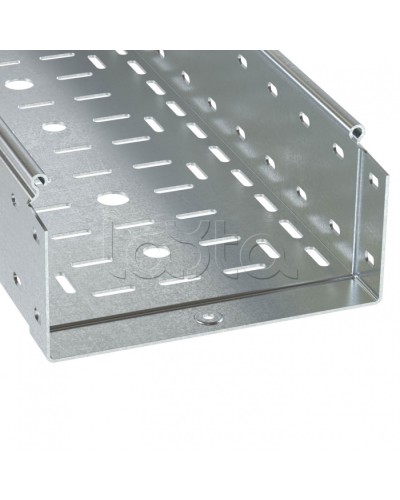 Лоток перфорированный 300х100 L=3000мм толщина 1.0мм горячеоцинкованный DKC 3534410HDZ в Пятигорске Кабельные лотки Pintop.ru