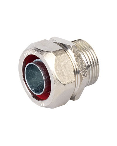 Муфта металлорукав-коробка DN 12, М16х1,5 наружная резьба DKC 6014-16A в Пятигорске Повороты, муфты, тройники Pintop.ru