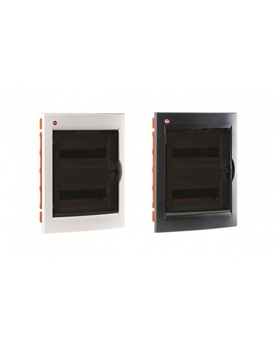 Щиток встраиваемый 24 мод.,IP 41 , черный DKC 82524 в Пятигорске Аксессуары для стоек и шкафов Pintop.ru