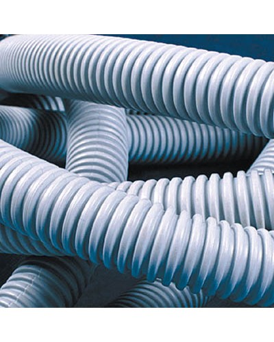 Труба гофрированная самозатухающий ПВХ 25 мм с зондом тяжёлая DKC 91525 (50 м) в Пятигорске Труба гофрированная Pintop.ru