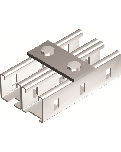 Пластина соединительная, длина 90 мм, 2отв., горячеоцинкованная DKC BMD1011HDZ в Пятигорске Аксессуары для лотков Pintop.ru