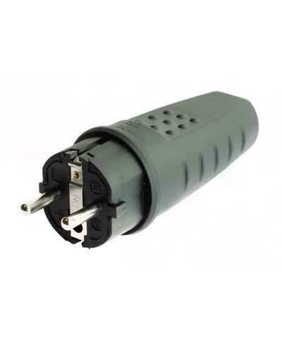 Вилка Schuko. Каучук. DKC DIS1103100 в Пятигорске Аксессуары для стоек и шкафов Pintop.ru