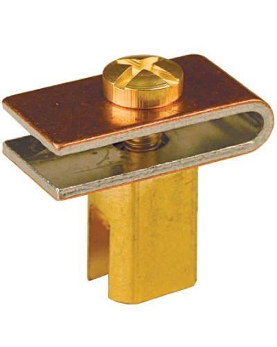 Усиленная клемма заземления для проволочного лотка DKC FC37303 в Пятигорске Аксессуары для лотков Pintop.ru