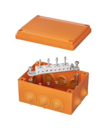 Коробка пластиковая FS с кабельными вводами иклеммниками,IP55,150х110х70мм, 8р, 450V,6A,4мм.кв DKC (FSB21804) в Пятигорске Распределительные коробки Pintop.ru