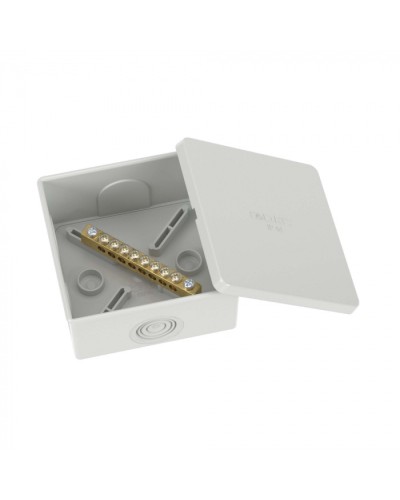 Коробка уравнивания потенциалов, 8 зажимов, 6 вводов д.20мм, 80х80х40мм, IP44 DKC (NE3108) в Пятигорске Распределительные коробки Pintop.ru