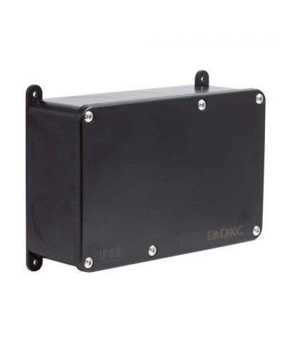 Коробка индустриальная 203х128х69 мм, IP68 с гладкими стенками, черная DKC P68M4017 в Пятигорске Распределительные коробки Pintop.ru