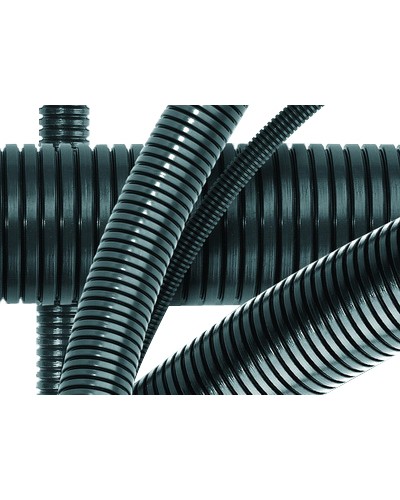 Труба гофрированная DN36мм, ПВ-0, D вн 36,3 мм, D нар 42,5 мм, полиамид 6, без протяжки DKC PA603643F0 в Пятигорске Труба гофрированная Pintop.ru