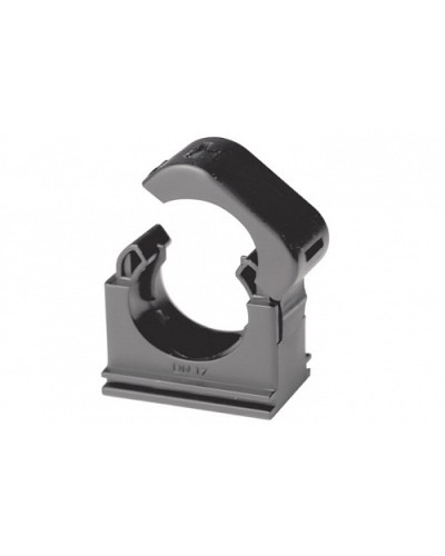 Держатель с крышкой DN 10 мм, полиамид, цвет чёрный DKC PASW10N в Пятигорске Держатели, клипсы, скобы Pintop.ru