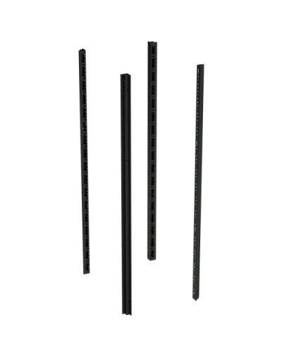 Стойки вертикальные для 19 IT-CQE, В=2000мм, 4шт, RAL9005 DKC (R5KMN20B) в Пятигорске Аксессуары для стоек и шкафов Pintop.ru