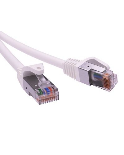 Патч-корд экранированный CAT5E F/UTP 4х2, LSZH, белый, 2м DKC RN5EFU4520WH в Пятигорске Патчкорды (медные) Pintop.ru