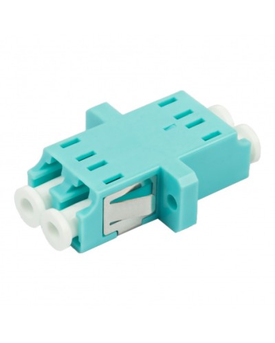Адаптер оптический проходной LC-LC, OM3, дуплекс (duplex), бирюзовый Datarex DR-541123 в Пятигорске Коммутационные изделия Pintop.ru