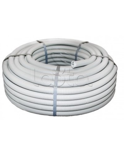 Труба гофр.ПВХ тяжелая с протяжкой d20 мм (100 м) серая EKF-Plast (tg-z-20-t) в Пятигорске Труба гофрированная Pintop.ru