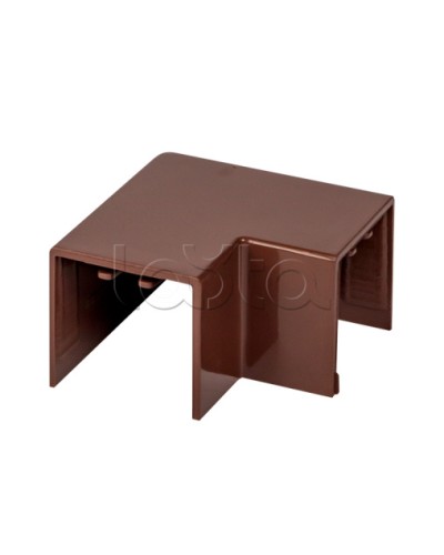 Поворот 90 гр. (25х25) (4 шт) темное дерево EKF-Plast EKF (abd-25-25x4) EKF (abd-25-25x4) в Пятигорске Аксессуары для кабель-канала Pintop.ru