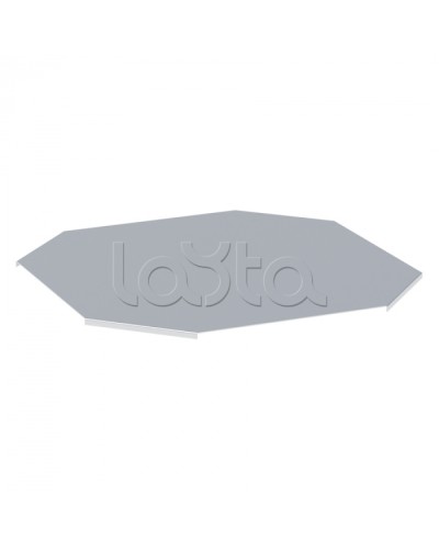 Крышка на ответвитель крестообразный лестничный усиленная 400 мм HDZ EKF (kxltp400-2-HDZ) в Пятигорске Аксессуары для лотков Pintop.ru