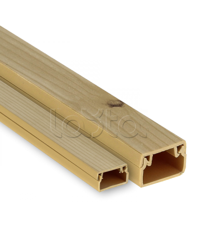 Канал кабельный (40х25) (24 м) светлое дерево EKF-Plast (kk-40-25w) в Пятигорске Аксессуары для кабель-канала Pintop.ru