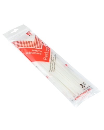 Хомут P6.6 стандартный (б), 3.6x200 (100шт) FlexLock PROxima EKF (plc-fl-ctsw-3.6x200) в Пятигорске Стяжки-хомуты Pintop.ru