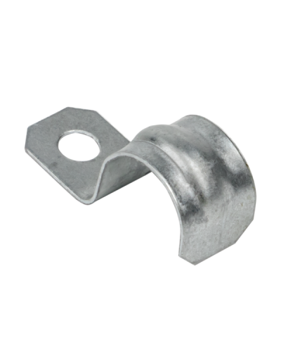 Скоба металлическая однолапковая d25-26 мм (10 шт) EKF PROxima (sm-1-25-26-r) в Пятигорске Держатели, клипсы, скобы Pintop.ru