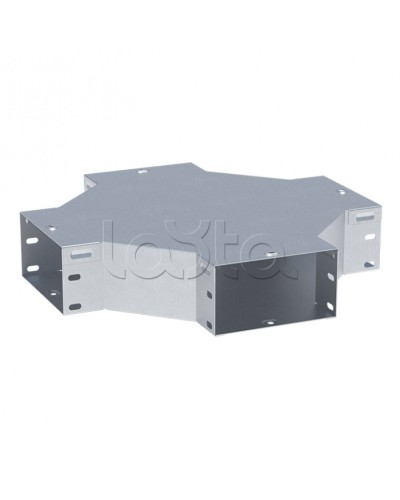 Ответвитель крестообразный 100х100-1,2 мм EKF (x10010008-1,2) в Пятигорске Аксессуары для лотков Pintop.ru