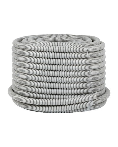 Труба гофр. ПВХ с протяжкой d20 мм (50 м) серая EKF-Plast (tg-z-20-50m) в Пятигорске Труба гофрированная Pintop.ru