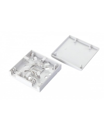 Коробка оптическая настенная 2-портовая, белый Eurolan (12B-00-SC-02WT) в Пятигорске Розетки компьютерные и телефонные Pintop.ru