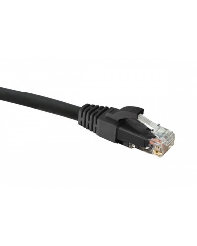 Коммутационный шнур категории 5e, U/UTP,LSZH, T568B, черный, 3,0 м Eurolan (21D-U5-03BL) в Пятигорске Патчкорды (медные) Pintop.ru